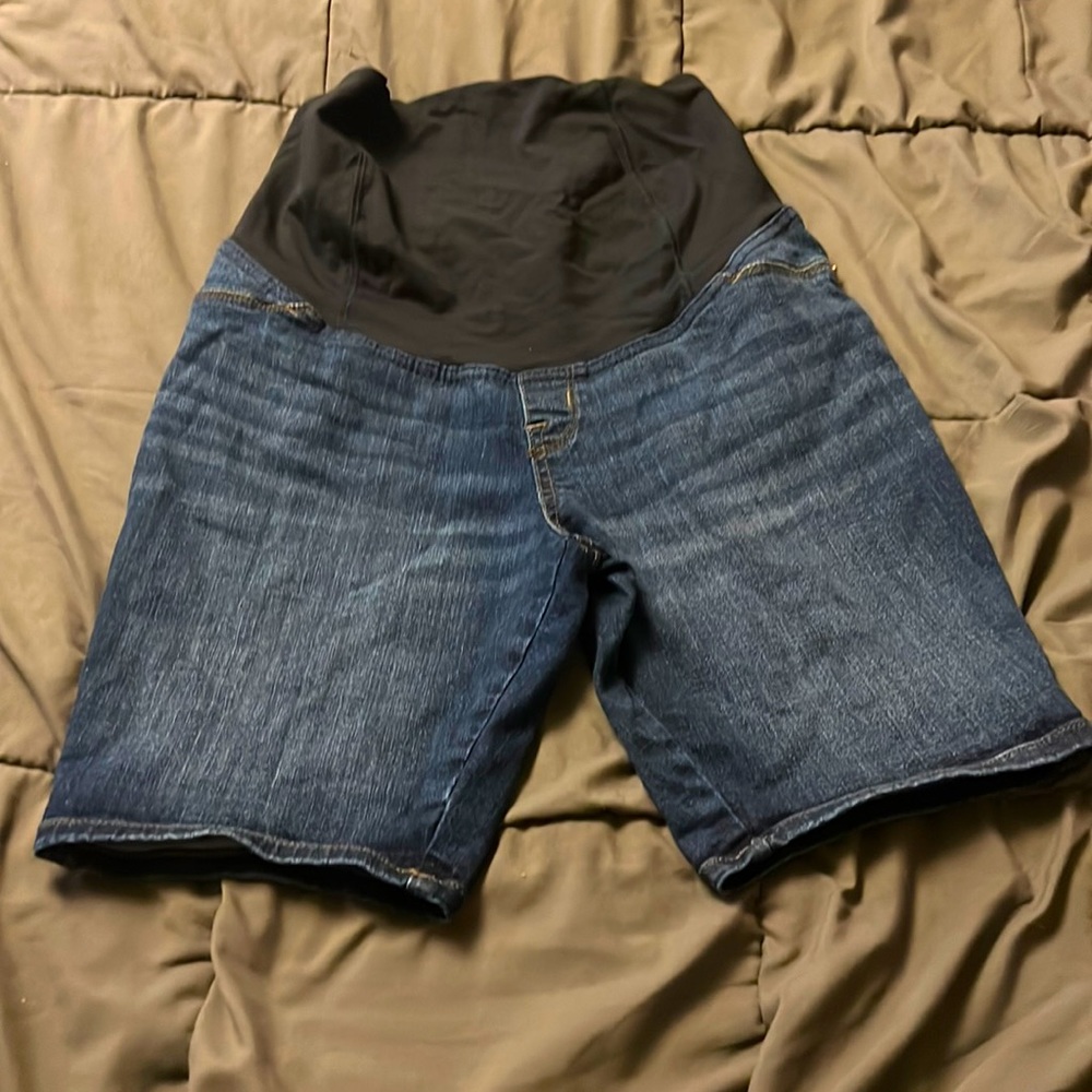 Maternity Jean shorts